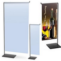 Mini Wire Banner Stand 20" tall for visual of 9"x18" max